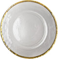 10 Strawberry Street Alpine 13" Charger Plate, Set of 4, Gold