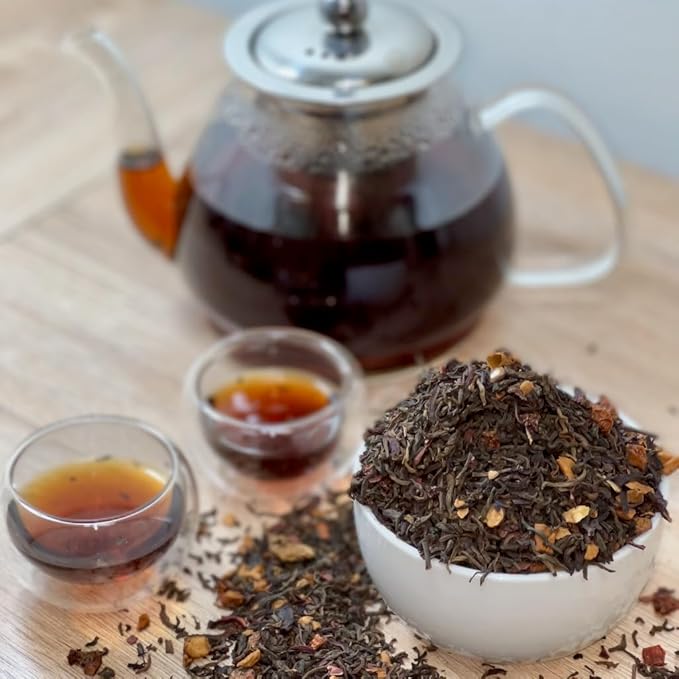 Blood Orange Pu-Erh Tea | Organic | True Leaf Tea | 4 oz