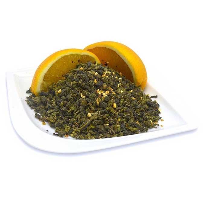 Organic Positively Tea Company, Orange Blossom Special, Oolong Tea, Loose Leaf, 16 Ounce