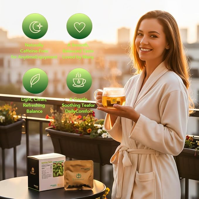 Soilmount - Cocklebur Tea - |Xanthium Strumarium|苍耳|Canger| - Pure Herbal Tea - Natural, Organic, Non-GMO, Clean Ingredients, Caffeine Free (18 Tea Bags, Box 1)