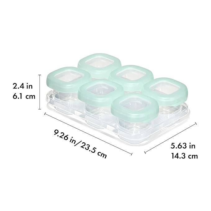 OXO Tot 12-Piece Baby Blocks Food Storage Container Set - Opal