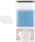 35 OZ Laundry Detergent Dispenser/Wall-Mounted Scent Booster Beads Dispenser for Laundry Room Storage, Suitable for Softener Beads/Sea Salt/Rice Dispenser/Sprinkles/Solid Grain Organize