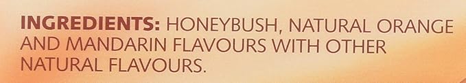 Twinings Honeybush, Mandarin, & Orange Herbal Tea Individually Wrapped Bags, 20 Count (Pack of 1), Naturally Caffeine-Free, Enjoy Hot or Iced, 20 Teabags