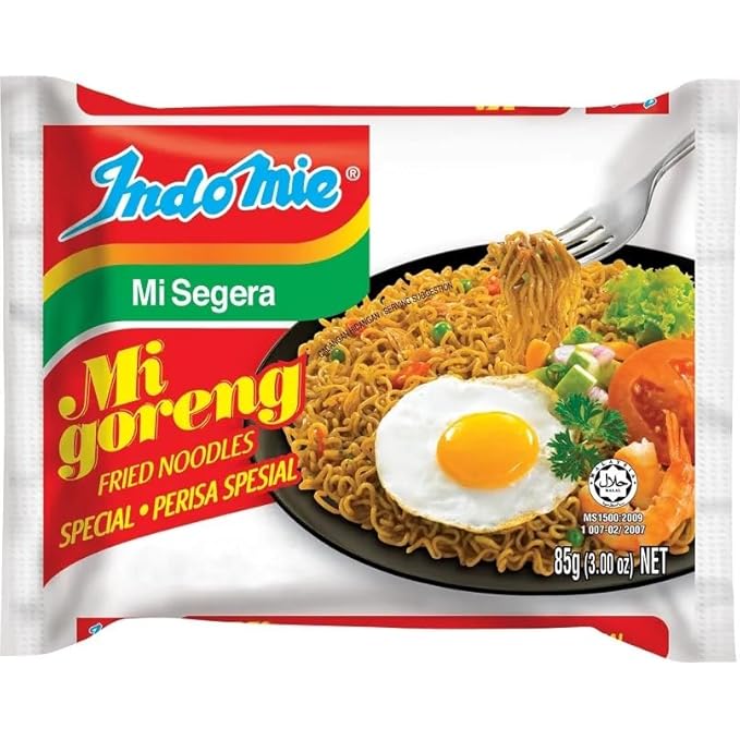 Indomie Mi Goreng Instant Stir Fried Noodles (5 Pack)