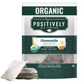 Organic Positively Tea Company, Chamomile Herbal Tea Bags, 100 Count, Eco-Friendly Tea Bags, Non-GMO