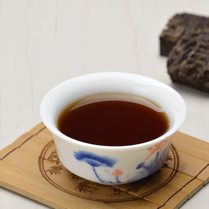 Teavivre Ripened Cube Tuocha Pu-erh Mini Brick Tuocha Tea (7oz / 200g, Year 2006, Fermented)