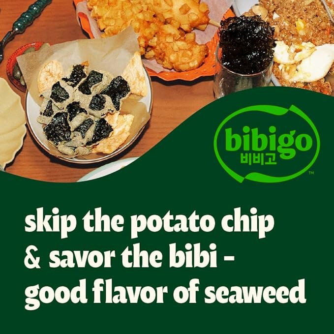 Bibigo Spicy & Sweet Seaweed Chips, 1.41 Ounce (Pack of 1)