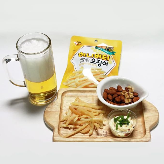 K-Herb Dried Squid – Korean Squid Flavorful Grilled Soft Butter Korean Dried Squid (Butter Squid 3Pack)