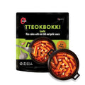 O’Food Tteokbokki Korean Rice Cakes – [Garlic | Pack of 1] – Gluten-Free (Except BBQ), Healthy/Savory/Bold/Fiery, 0 Cholesterol/ 0 Trans Fat/No MSG/No Corn Syrup, Spicy Street Snack, Ready in Minutes