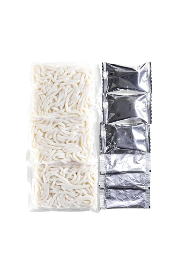 Korean Bros Kimchi Udong (657g) - Spicy Korean Stir-Fry Noodles, 3 Servings