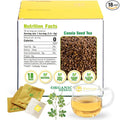 Soilmount - Cassia Seed Tea - |Senna Seeds|jue ming zi|决明子| - Pure Herbal Tea - Natural, Organic, Non-GMO, Clean Ingredients, Caffeine Free (18 Tea Bags, Box 1)
