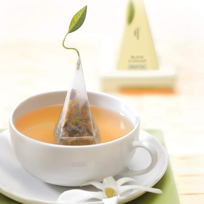 Tea Forte Premium Presentation Box Gift Set Sampler, 20 Count, Assorted Blends Individually Wrapped Handcrafted Pyramid Infuser Bags, Gifts for Mom, Herbal Retreat Tea