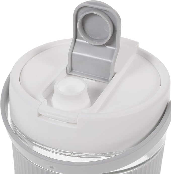 Hemobllo Thickened 900ml Fermenting Jar with Lid Gray Pickling Jar Sealing Container for Kimchi Sauerkraut Vegetable Storage and Wine Brewing
