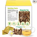 Soilmount - Magnolia Tea - |Magnolia Bark|hou po|厚朴| - Pure Herbal Tea - Natural, Organic, Non-GMO, Clean Ingredients, Caffeine Free (18 Tea Bags, Box 1)