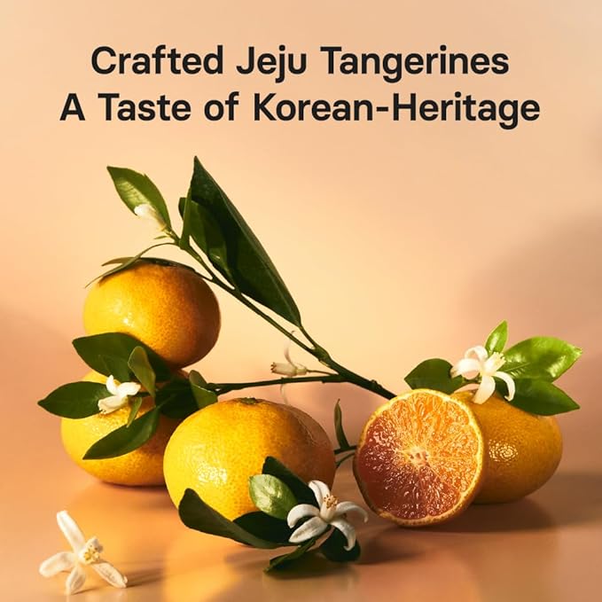 OSULLOC Tangerine Blossom Tea (Refreshing Tangerine Flavor), Iced tea bags, USDA Certified Organic, Tea Bag Series 20 count, Premium Blended Tea from Jeju