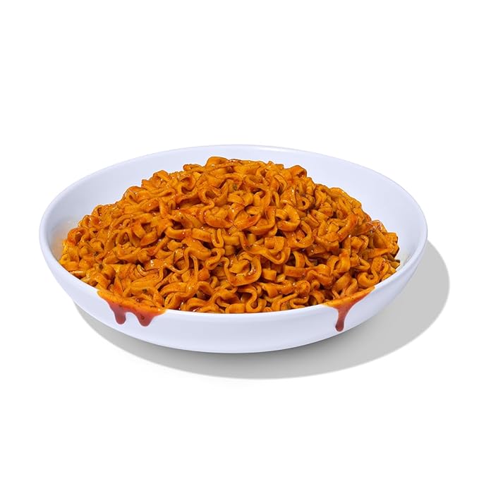 Maruchan Ramen Spicy Creamy Chicken Noodles, Saucy Noods – Stir Fry Style, Bold Korean-Inspired Sauce, Rich Flavor, Made in USA – 3.3 Oz. (20 Pack)
