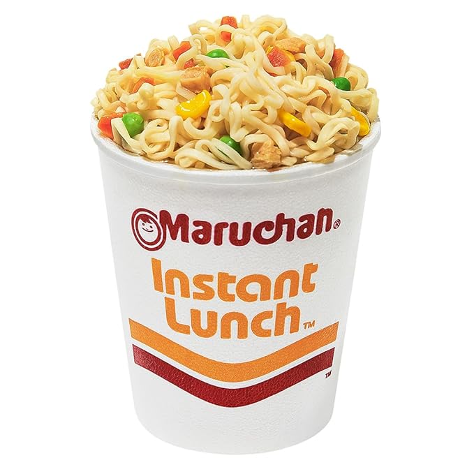 Maruchan Instant Lunch Ramen Noodles, Roast Chicken Flavor – Japanese-Style Instant Noodle Soup, Easy Meal Ready in 3 Minutes – 2.25 Oz. (12 Pack)