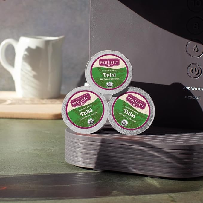 Organic Positively Botanicals Company, Tulsi, K-Cup Compatible, 24 Pods