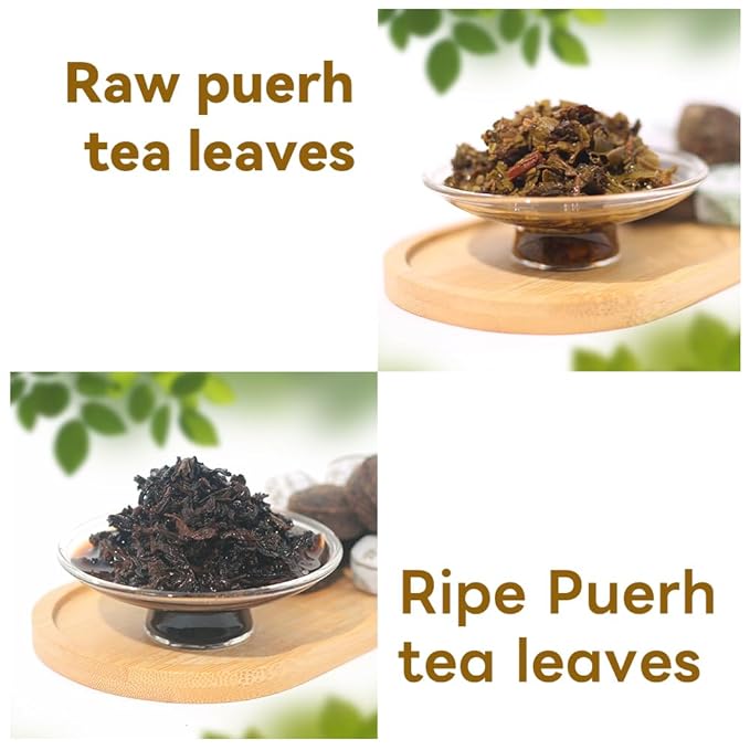 LWXLJMJZC－Ripe Puerh Tea Mini Cake 30pcs(10 Tastes*3pcs) |Yunnan Pu-erh Tea |Rice Balls (Cook&uncook) Pu'erh Tea | Mini Tuo Cha Black Tea
