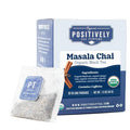 Organic Positively Tea Company, Masala Chai Black Tea Bags, 20 Count
