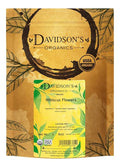 Davidson's Tea Bulk, Herb Pure Org Hibiscus Flowers, 16-Ounce Bag