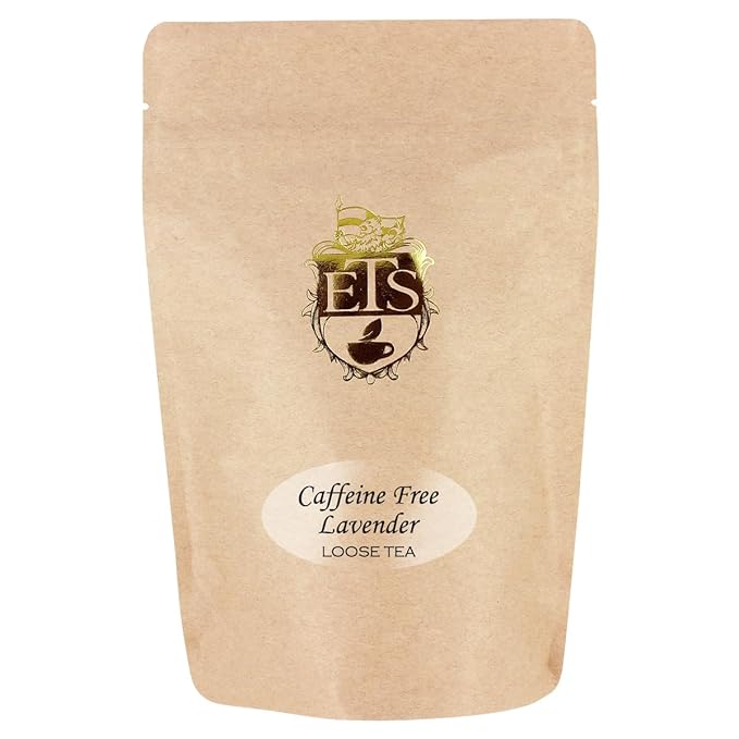 English Tea Store Loose Leaf, Lavender Caffeine Free Herbal Tea Pouches, 2 Ounce