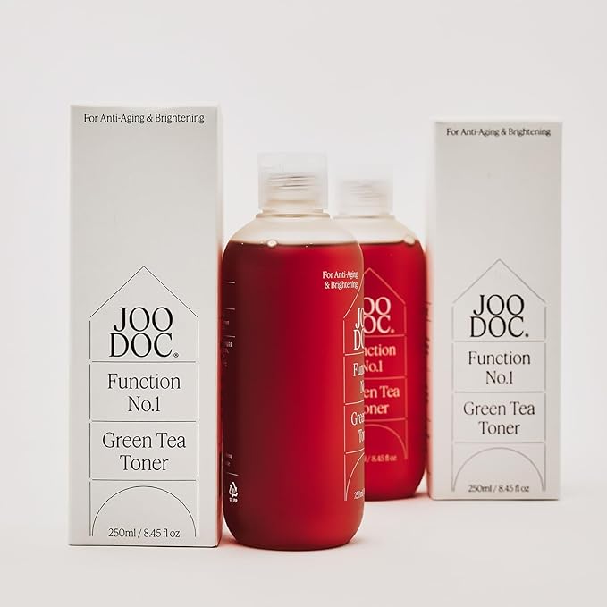 Function No. 1 Green Tea Toner 250ml | 5% Niacinamide, 78% Jeju Greentea Water, 5% Centella Asiatica Extract, Panthenol | Anti-oxidant, for Dry and agin Skin Korea Derma-Skincare (Green Tea)