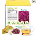 Soilmount - Rose Tea - |Natural Rose FloraI Tea|mei gui hua cha|玫瑰花茶| - Pure Herbal Tea - Natural, Organic, Non-GMO, Clean Ingredients, Caffeine Free (18 Tea Bags, Box 1)