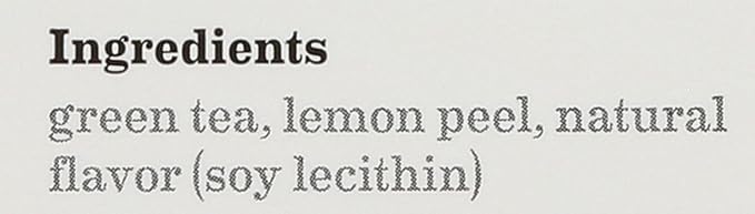BigelowTea Green Tea With Lemon (Caffeinated), 20 Count