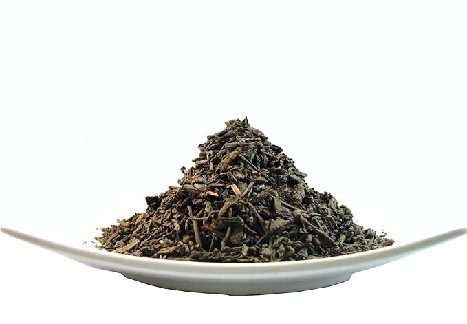 GreenhillTea Aged puerh tea Yunnan Pu-erh – Fermented Loose Leaf Tea, Smooth & Earthy Flavor, Pu-erh tea is an excellent, nutrient-rich choice for brewing kombucha, NO GMO , NO Additives , 100% natural 1 LB