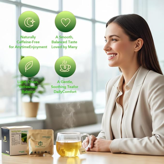 Soilmount - Bitter Melon Tea - |Ku Gua|苦瓜|여주| - Pure Herbal Tea - Natural, Organic, Non-GMO, Clean Ingredients, Caffeine Free (18 Tea Bags, Box 1)
