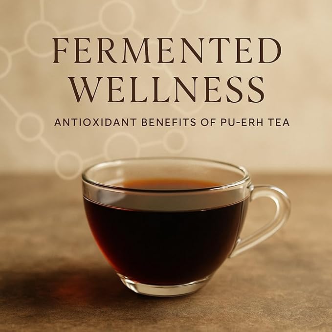 Essencesip Ripe Puerh Tea Loose Leaf, 4oz Tin – Aged Fermented Organic pu-erh Tea with Earthy Richness, Smooth Mellow Finish, Crafted for Hot Brewing