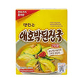 BENEPISYO Instant Zucchini Soybean Paste Soup (Doenjang-guk), Serves 2, Authentic Korean Miso Style Stew, Quick 2-Minute Meal, 1.27 oz (36g), Rich & Savory, 오뚜기 간편한 애호박 된장국 2인분