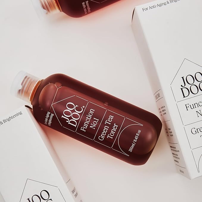 Function No. 1 Green Tea Toner 250ml | 5% Niacinamide, 78% Jeju Greentea Water, 5% Centella Asiatica Extract, Panthenol | Anti-oxidant, for Dry and agin Skin Korea Derma-Skincare (Green Tea)