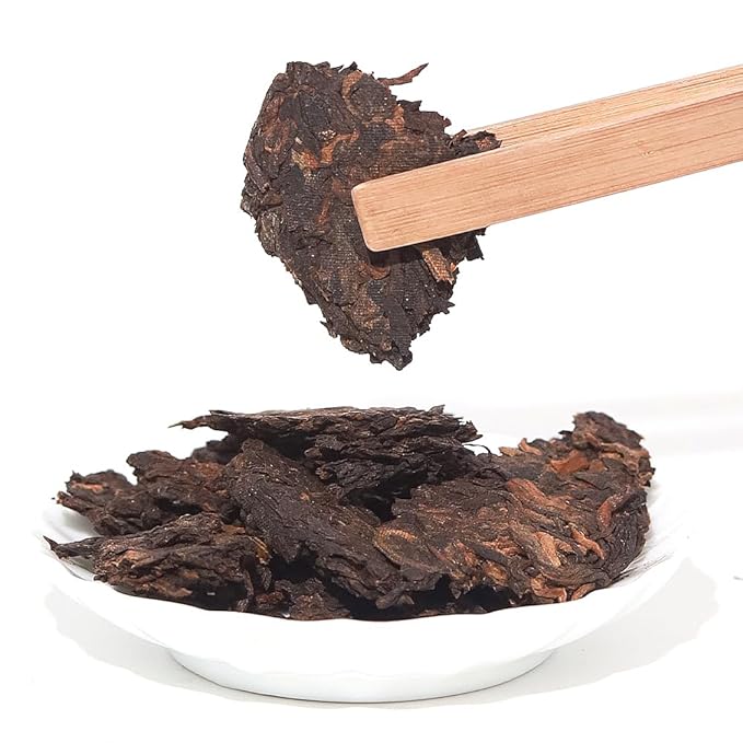 LWXLJMJZC－2013yr Yi Wu Ripe Puerh Tea Cake -150（Cups) Shu Puer Tea - Aged Fermented Cook Pu erh -Black Pu'erh -Yunnan Chinese Pu er Cake - 357g/12.6oz
