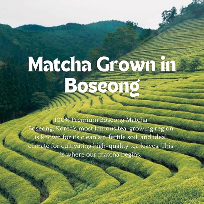 Damtuh Matcha Latte 20g x 7 Sticks – Ceremonial Grade Creamy Korean Matcha Latte Powder Mix, Instant Green Tea Drink for Smooth Café-Style Sweetened without sugar