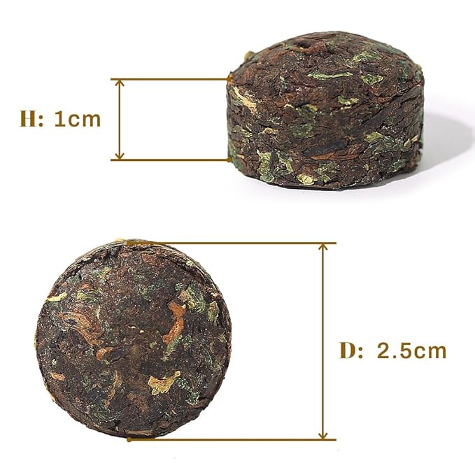 LWXLJMJZC-40pcs Cooked Stick Rice Puerh Tea|Ripe(Shu) Mini Tuo Cha|Yunnan Glutinous Rice Balls Pu erh Cake