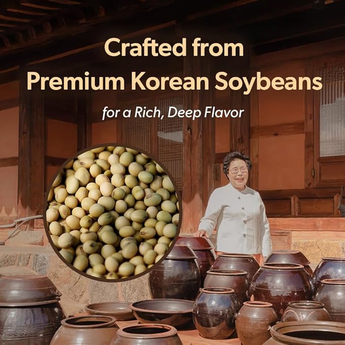HELLO KFOOD JEONSUYEON Korean Fermented Soy Sauce Ganjang 한국산 간장 360ml (12.2 fl oz) - Made with 100% Korean Ingredients