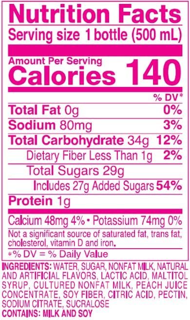 CALPICO White Peach – Smooth, Creamy & Refreshing Non-Carbonated Beverage, Sweet and Tangy, Japanese Lactic Acid Drink, 16.9 Fl oz (Pack of 6)