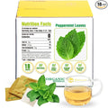 Soilmount - Peppermint Leaf Tea - |Mint leaf tea|Bohe|薄荷|박하| - Pure Herbal Tea - Natural, Organic, Non-GMO, Clean Ingredients, Caffeine Free (18 Tea Bags, Box 1)
