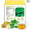 Soilmount - Lotus Leaf Tea - |Heye|荷葉|연잎| - Pure Herbal Tea - Natural, Organic, Non-GMO, Clean Ingredients, Caffeine Free (18 Tea Bags, Box 1)