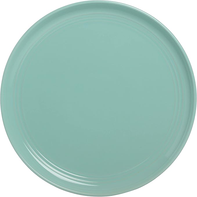 Double Line 8.25" Salad Plate, Set of 6, Seafoam