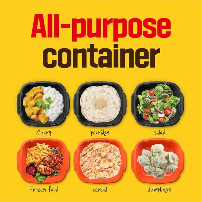 Seoul Ramen Hybrid Cooker | Microwave Ramen in 6 Minutes | Perfect for Korea Ramen, Small Kitchen, or Office | Dishwasher-Safe, Microwaveable, BPA-Free (6 Pack) (Black)