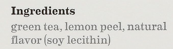 BigelowTea Green Tea With Lemon (Caffeinated), 20 Count
