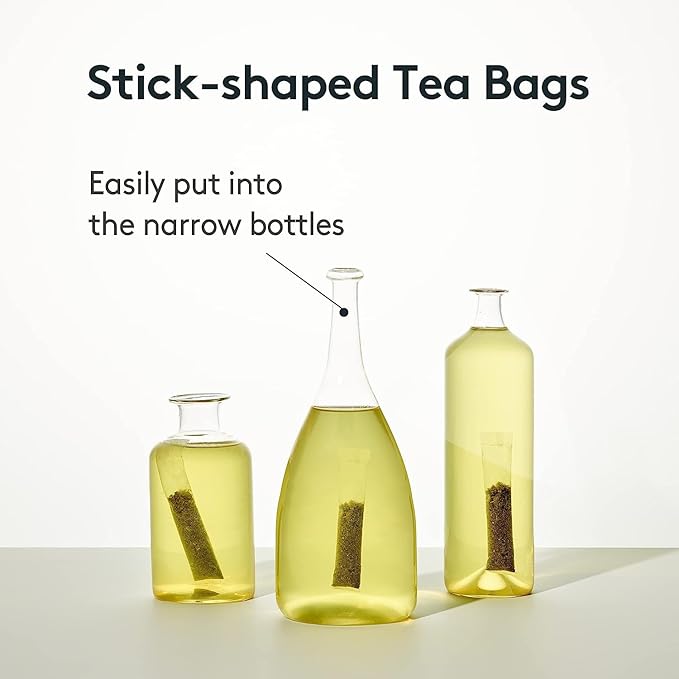 OSULLOC Cold Green Tea, Unsweetened Iced Tea Bags, Stick-Type in Pouch Package, Premium Organic Pure Tea from Jeju, 20 count, 1.41 oz, 40g