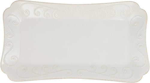 Lenox French Perle Hors D'Oeuvre Tray, 13.5-Inch, White -