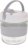 KICHOUSE Airtight Fermenting Jar 900ml Thickened Pickle Jar with Lid Gray Kitchen Vegetable Storage Container for Sauerkraut Kimchi and Multi-function Food Fermentation