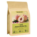FullChea - Taiwan Peach Oolong Tea Loose Leaf - 8.8oz / 250g - Dongding High Mountain Blossom Tea - Gaoshan Ulong Green Tea - Blend with Natural Edible Rose Petals - Medium Caffeine