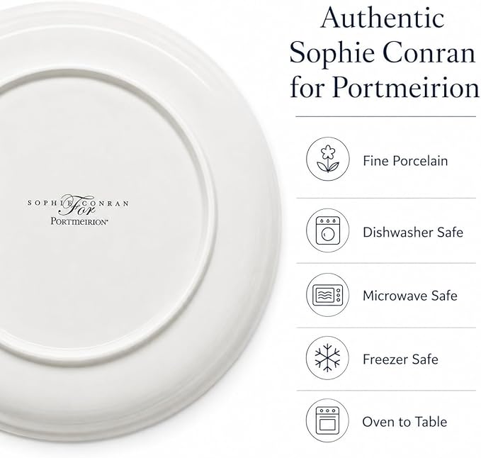 Portmeirion Sophie Conran White Round Platter