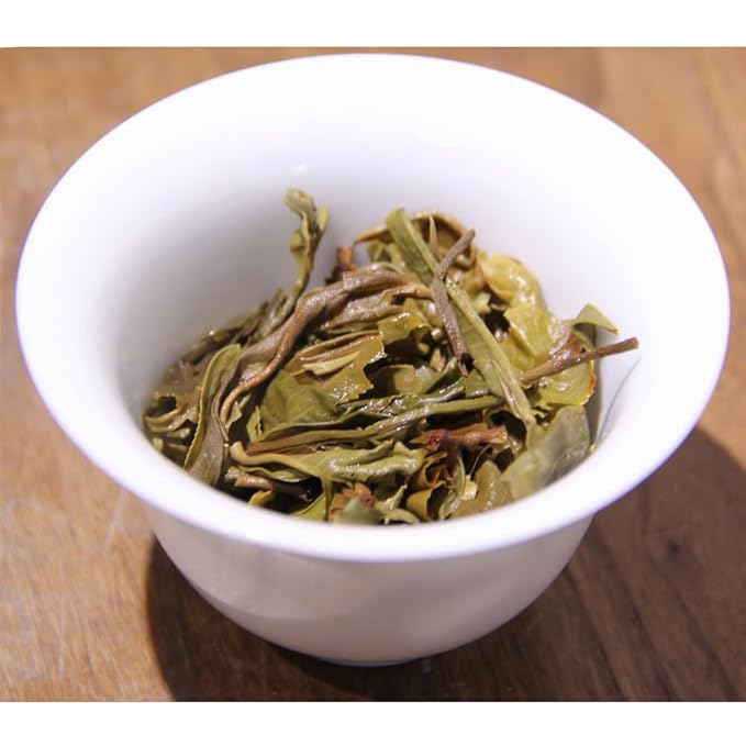 LWXLJMJZC-2021yr Raw Puerh Tea Cake Sheng (uncook) Pu-erh Natural Yunnan Puer Tea-3.53oz